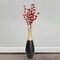 Uniquewise 31.5" Spun Bamboo Tall Trumpet Floor Vase Black and Natural QI003356BK.L - alternate 4